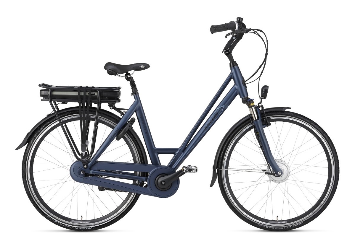influenza Fruitig Ook Popal E-Volution 1.0 Elektrische Damesfiets 28 inch Mat Blauw - Nieuwe fiets  kopen? H&H Dutch Bikes!